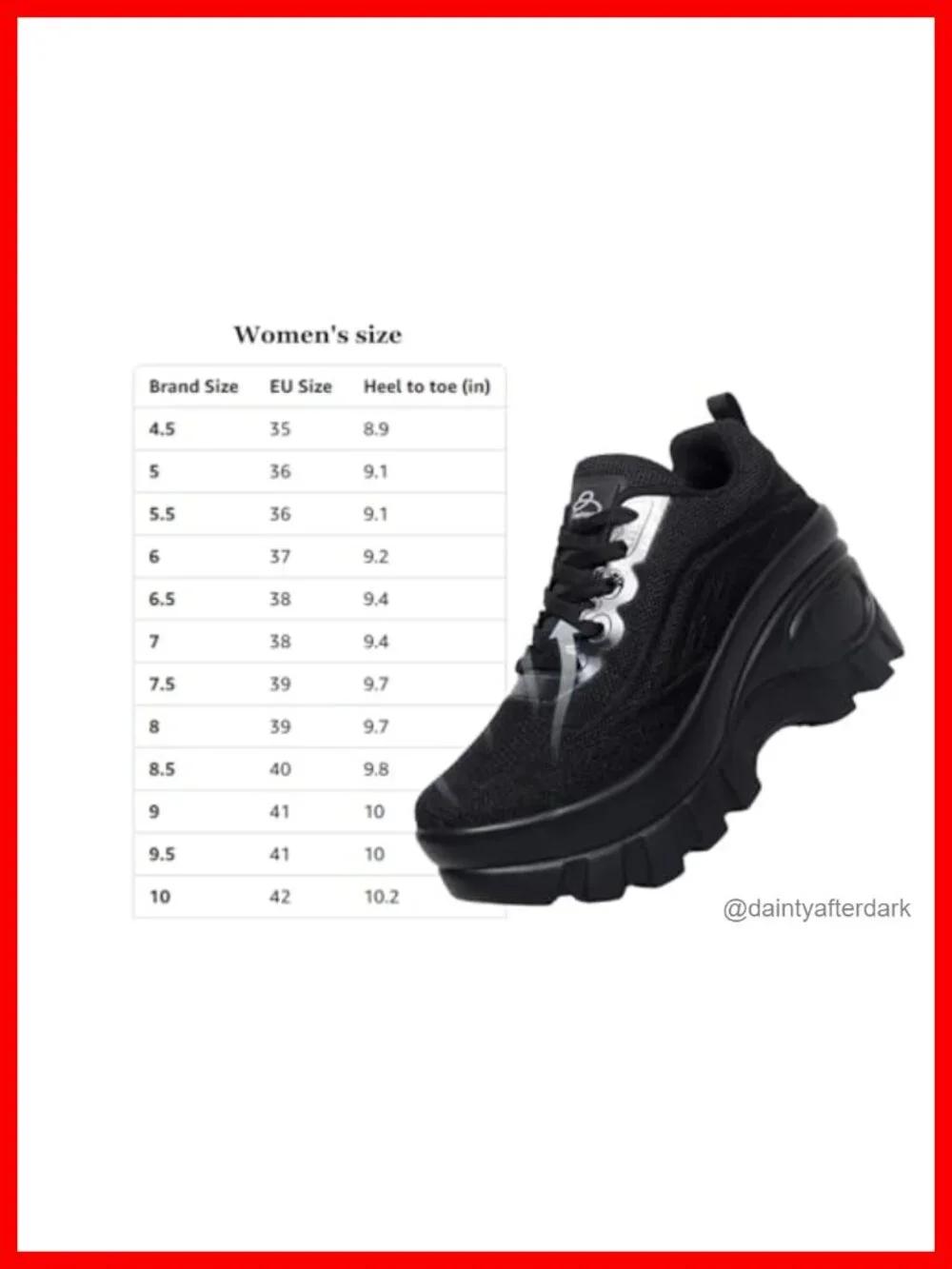 Women's Knit Chunky Platform Lace Up Fashion Sneakers Orthopedic Comfort